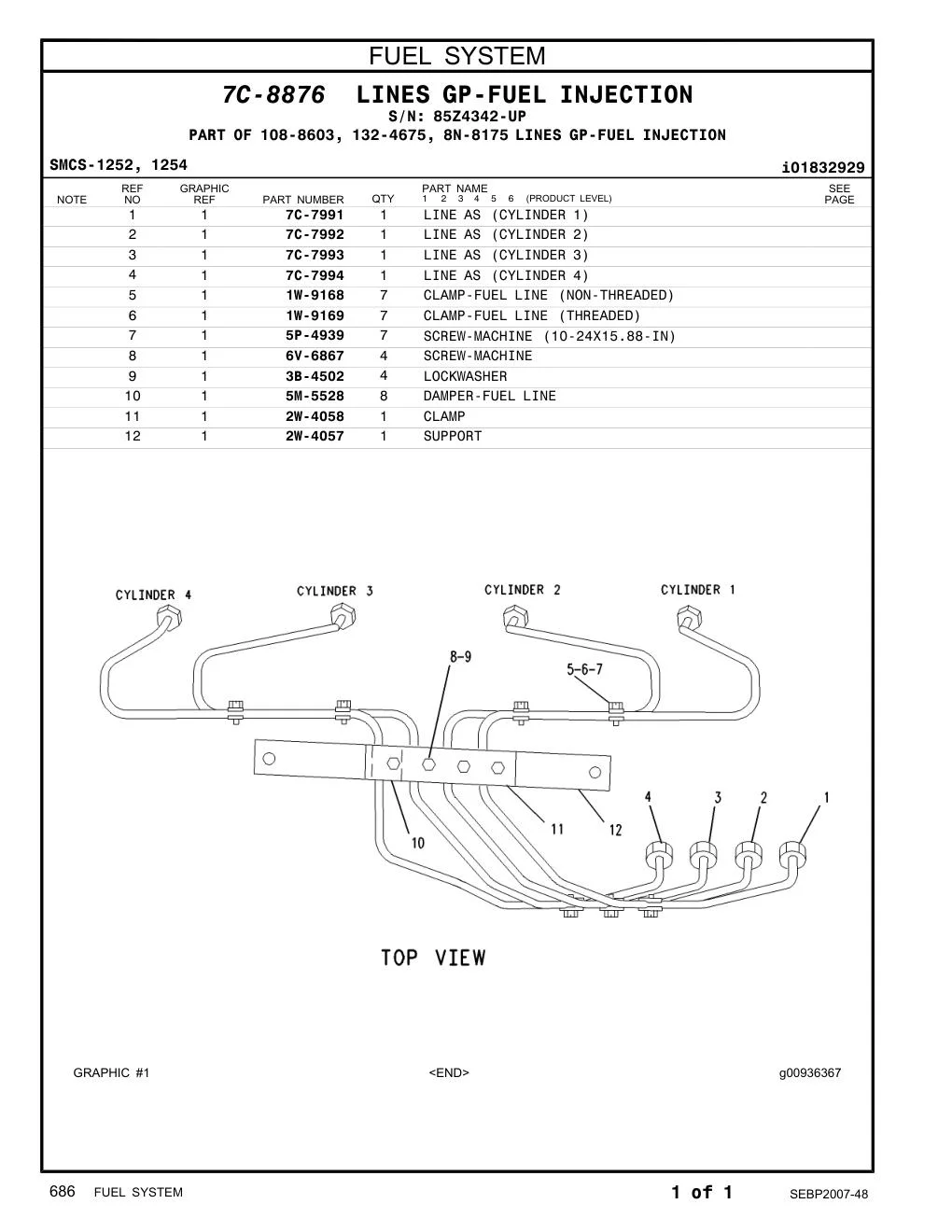 7C-7994 - LINE AS (CYLINDER 4)