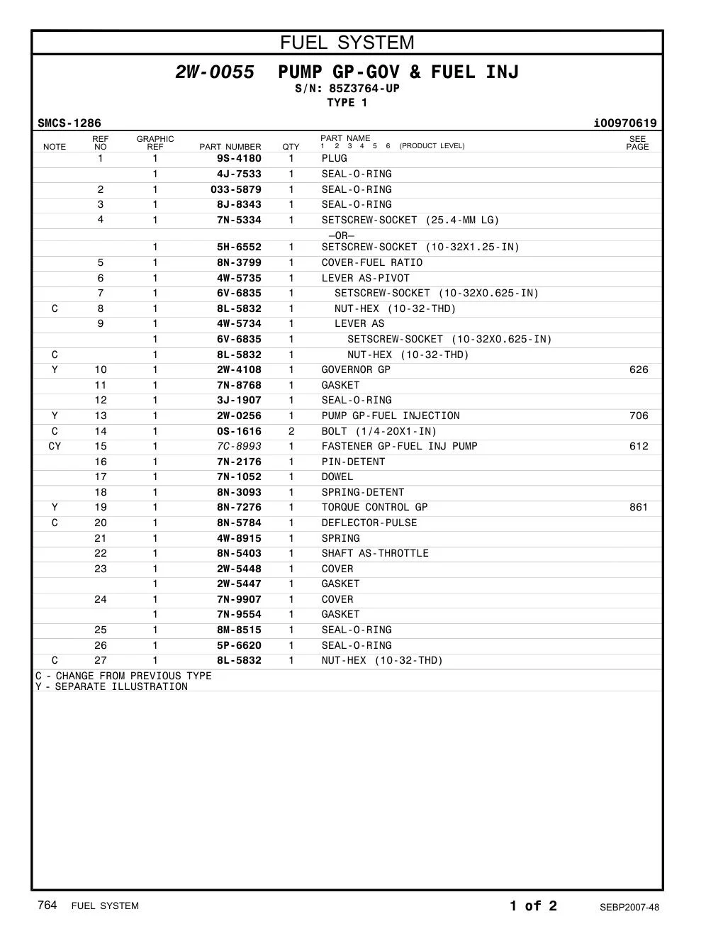 2W-5447 - GASKET