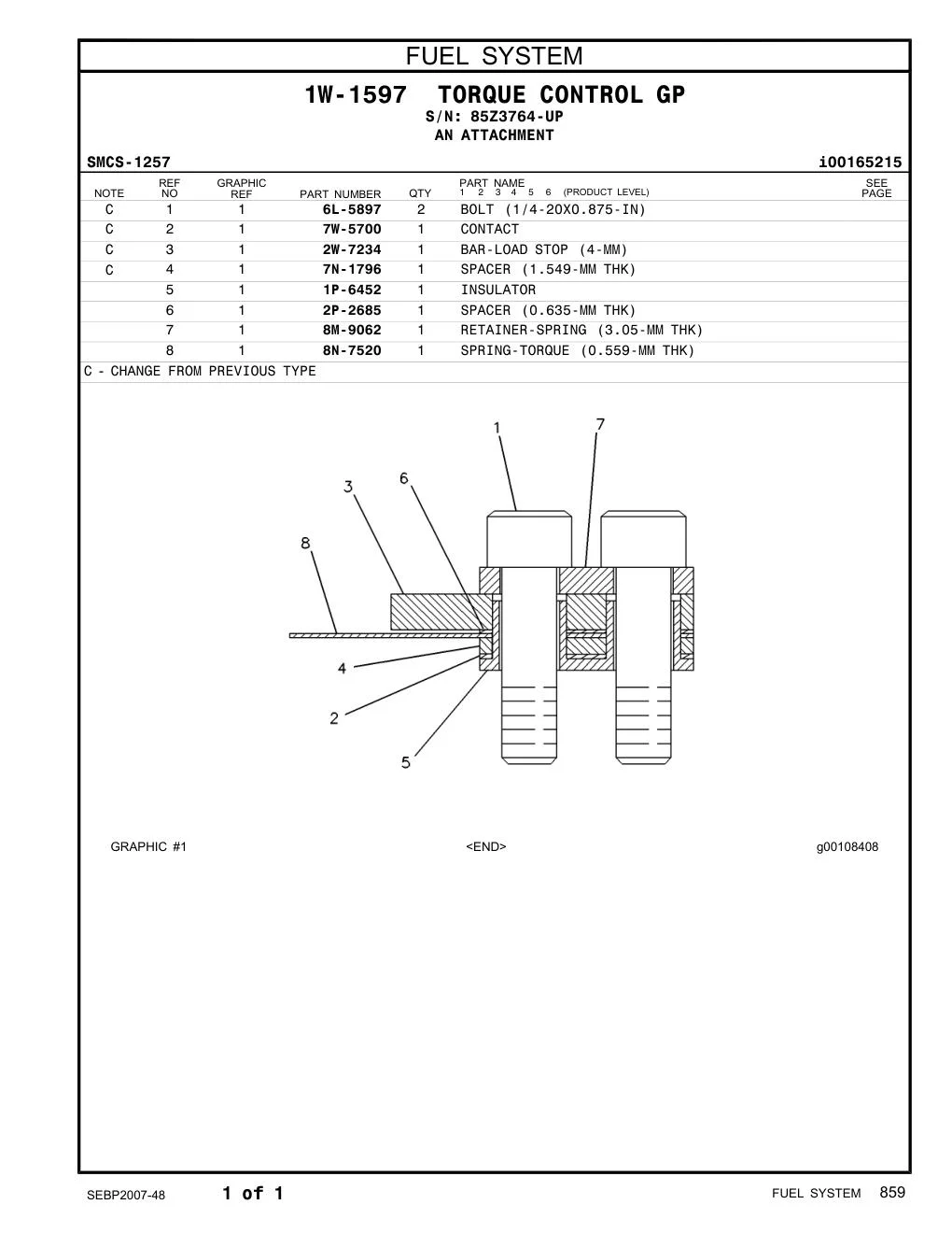 8M-9062 - RETAINER-SPRING (3.05-MM THK)