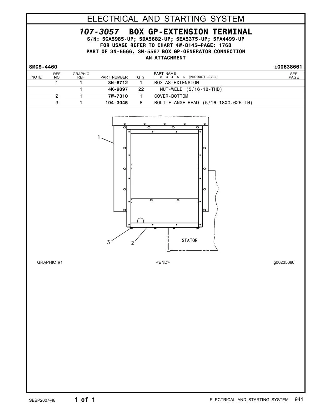 7W-7310 - COVER-BOTTOM
