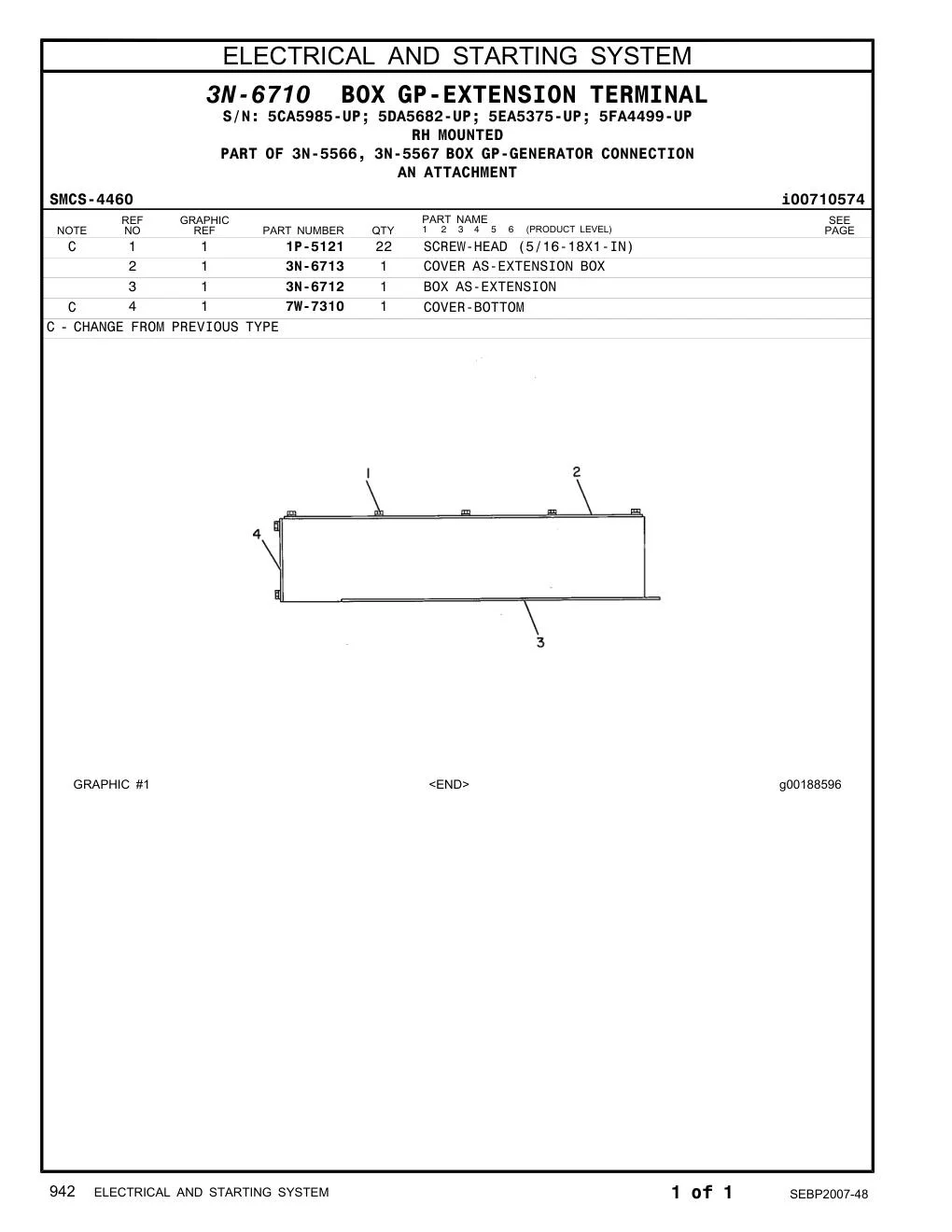 3N-6713 - COVER AS-EXTENSION BOX