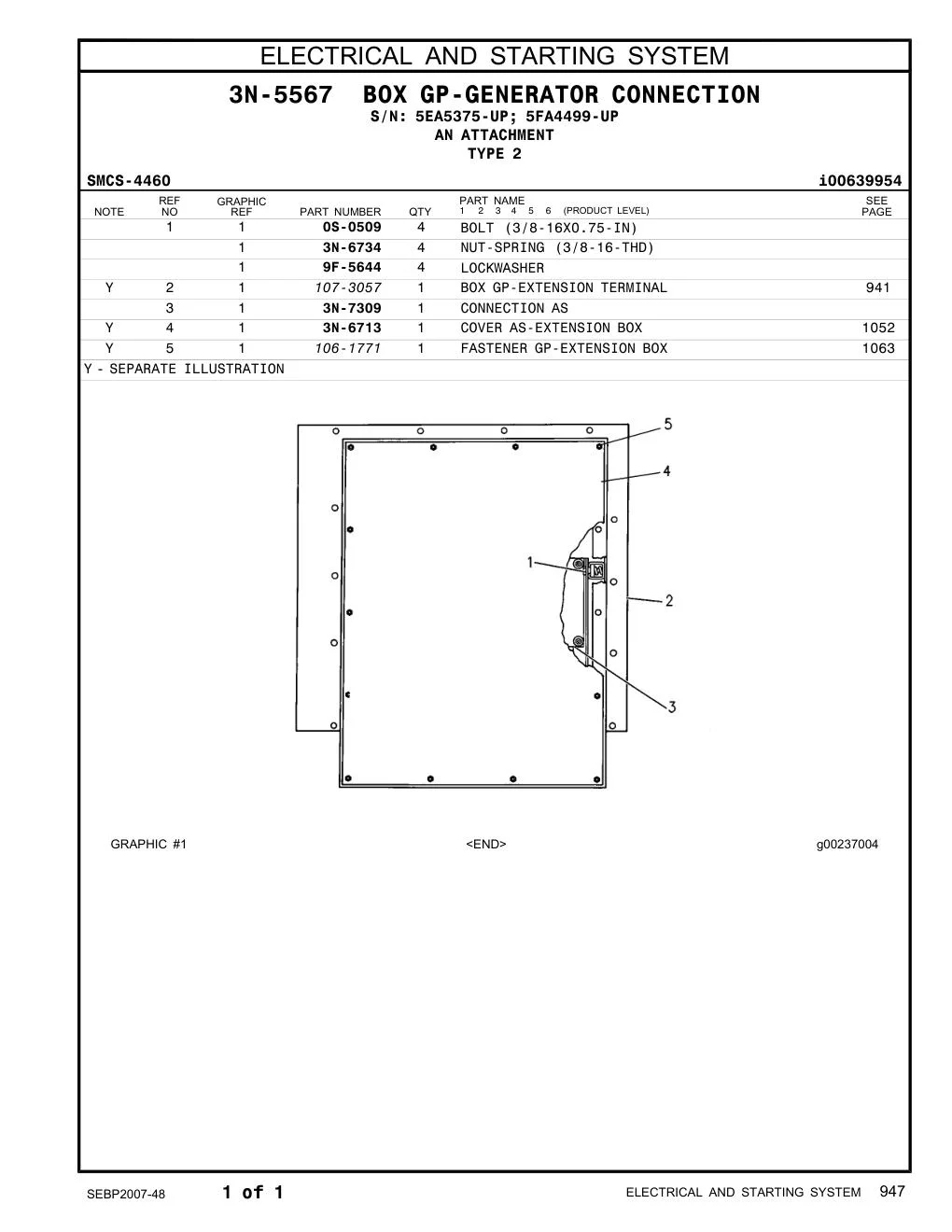 106-1771 - FASTENER GP-EXTENSION BOX