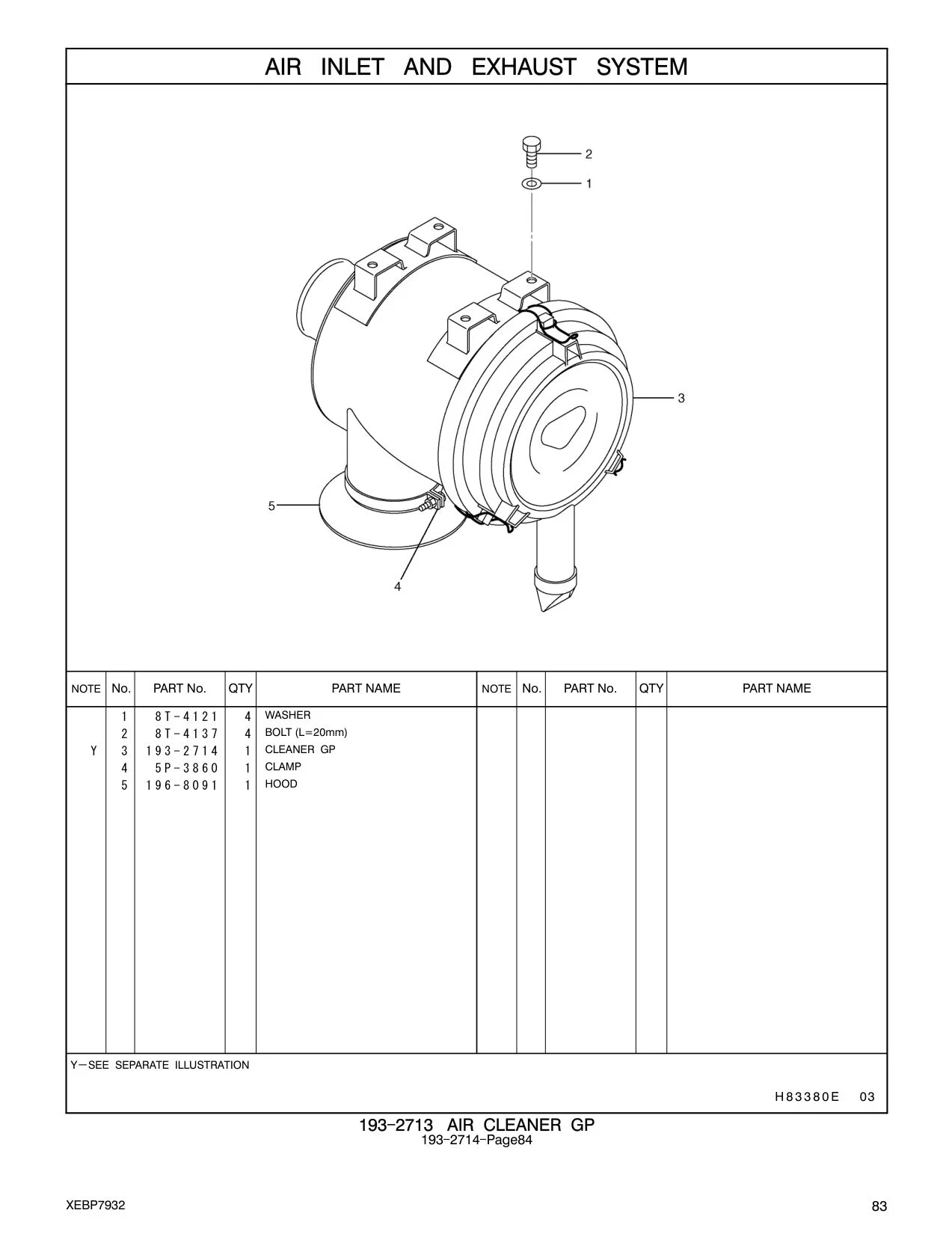 5P-3860 - CLAMP-HOSE