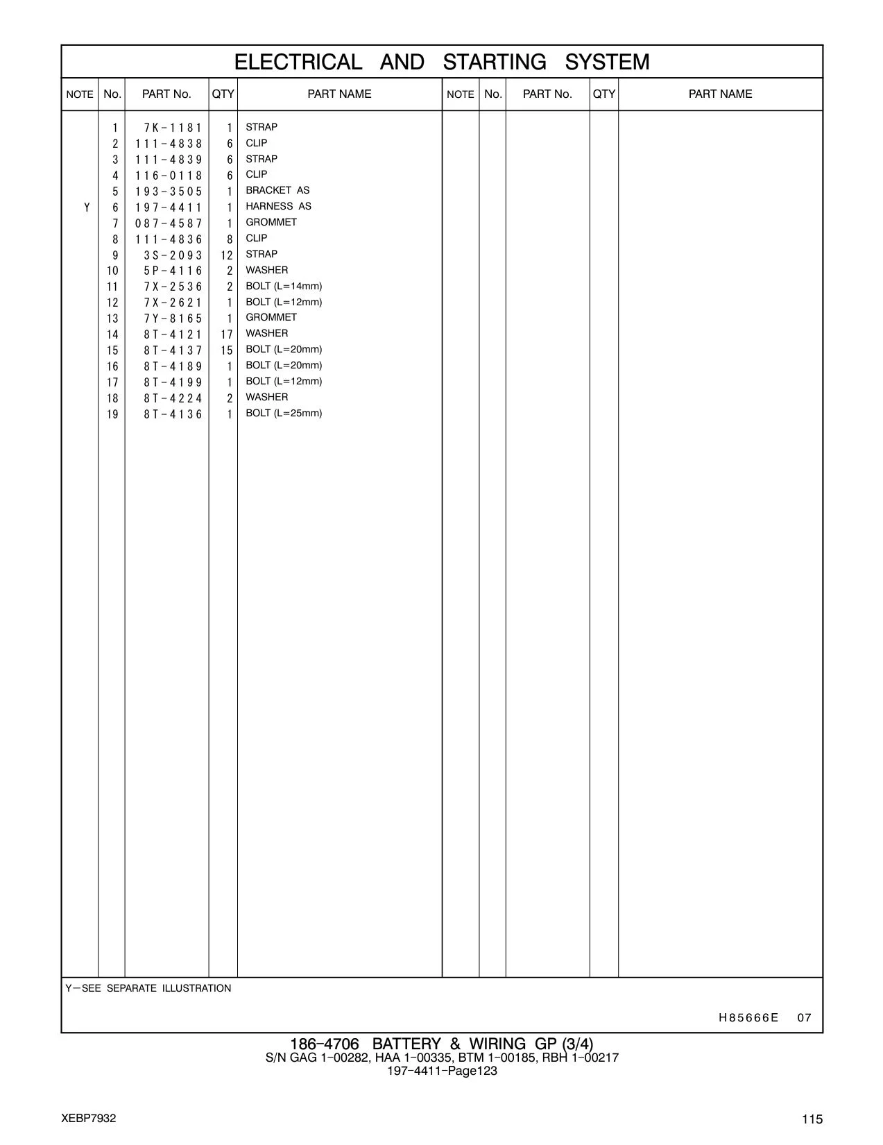 193-3505 - BRACKET AS