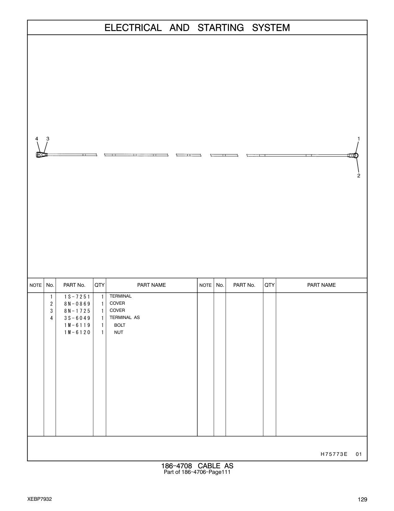 3S-6049 - TERMINAL AS-BATTERY (POSITIVE)