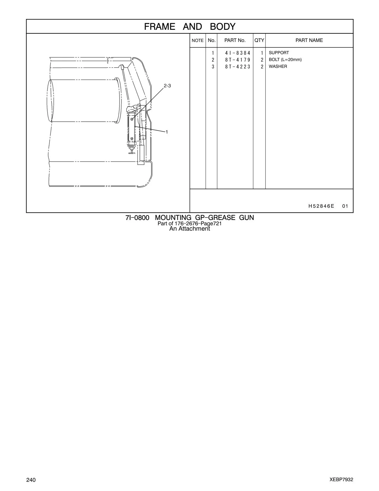 4I-8384 - SUPPORT