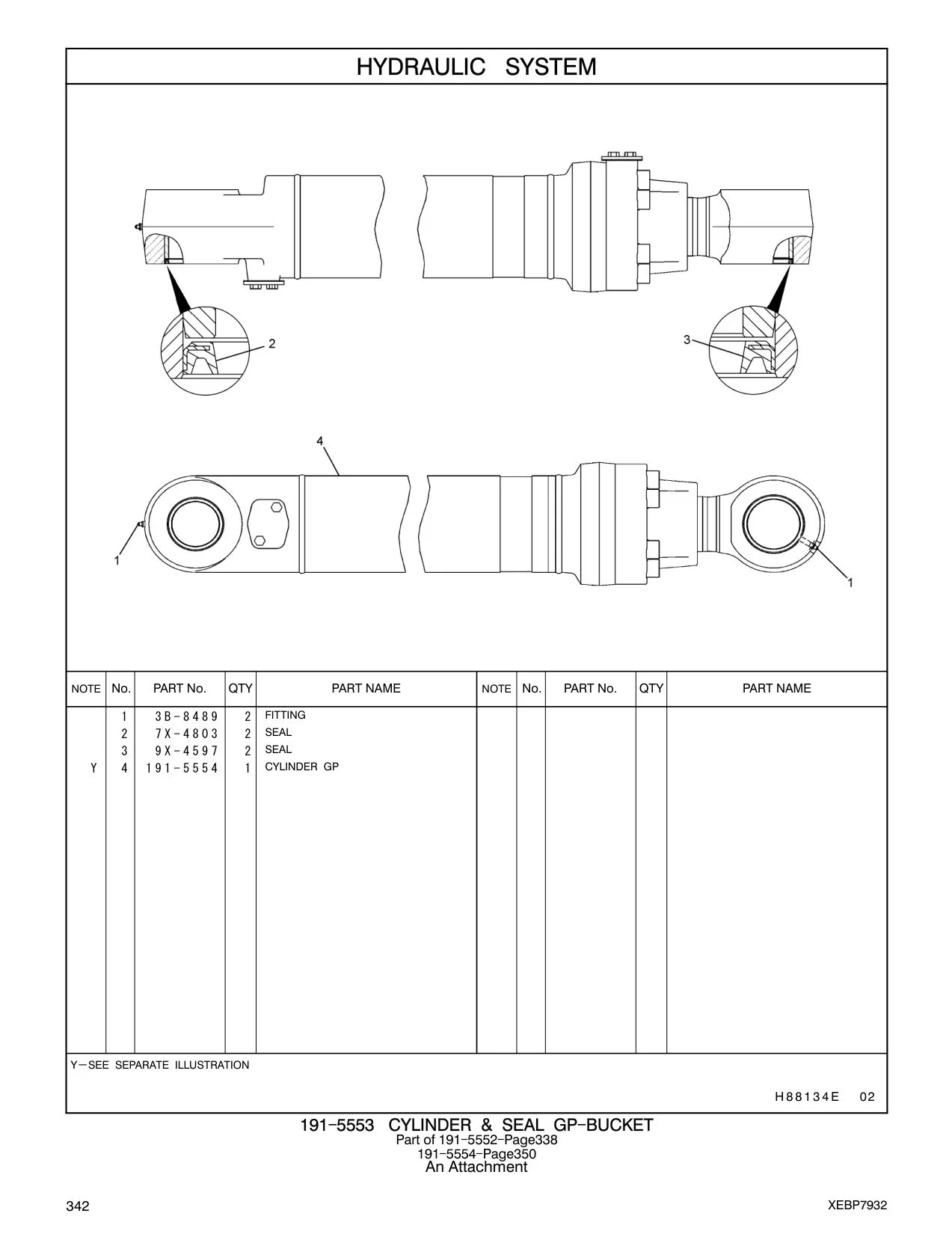 191-5554 - CYLINDER GP