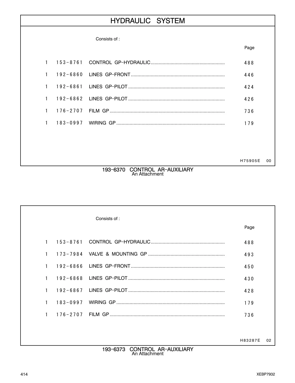 192-6867 - LINES GP-PILOT
