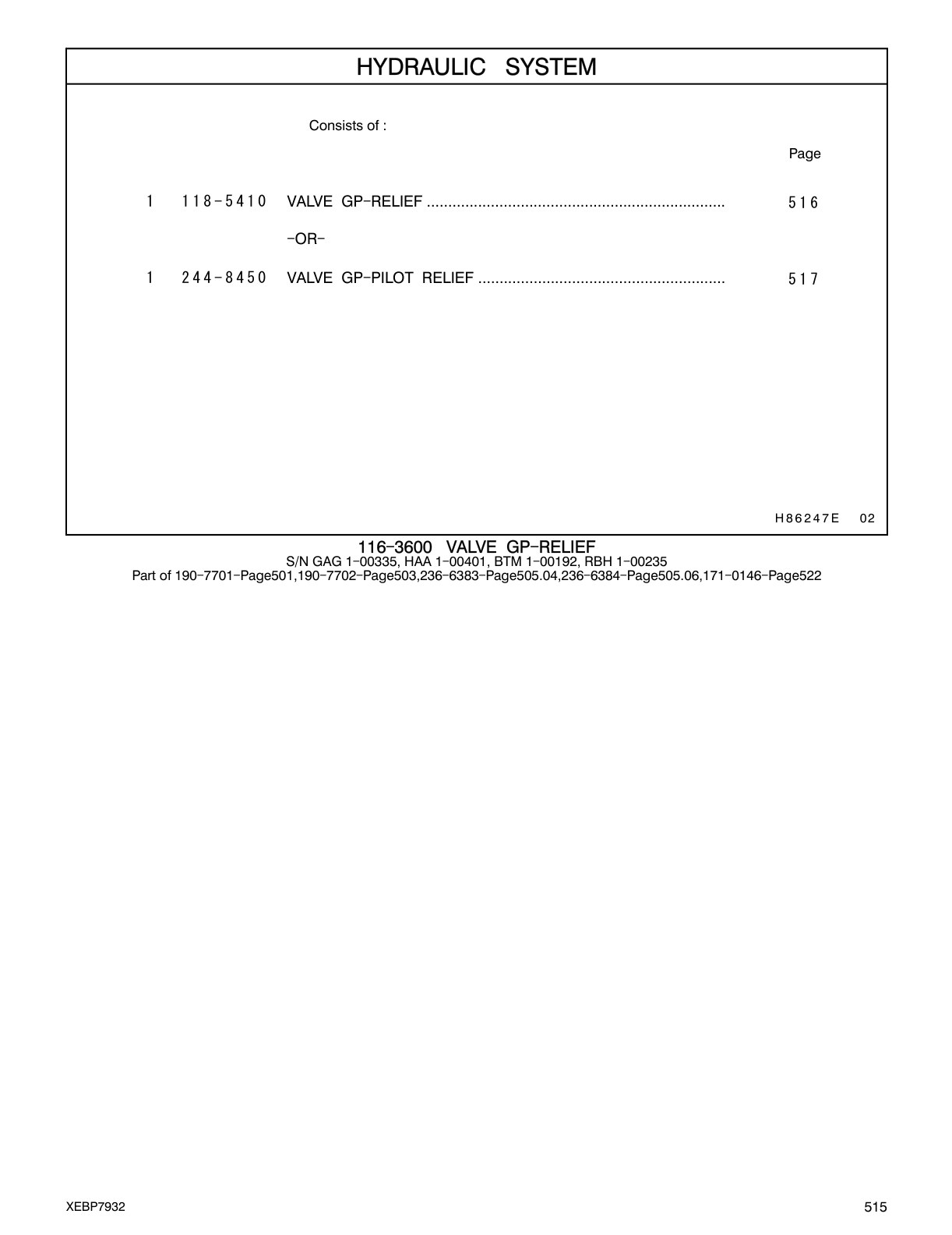 244-8450 - VALVE GP-PILOT RELIEF