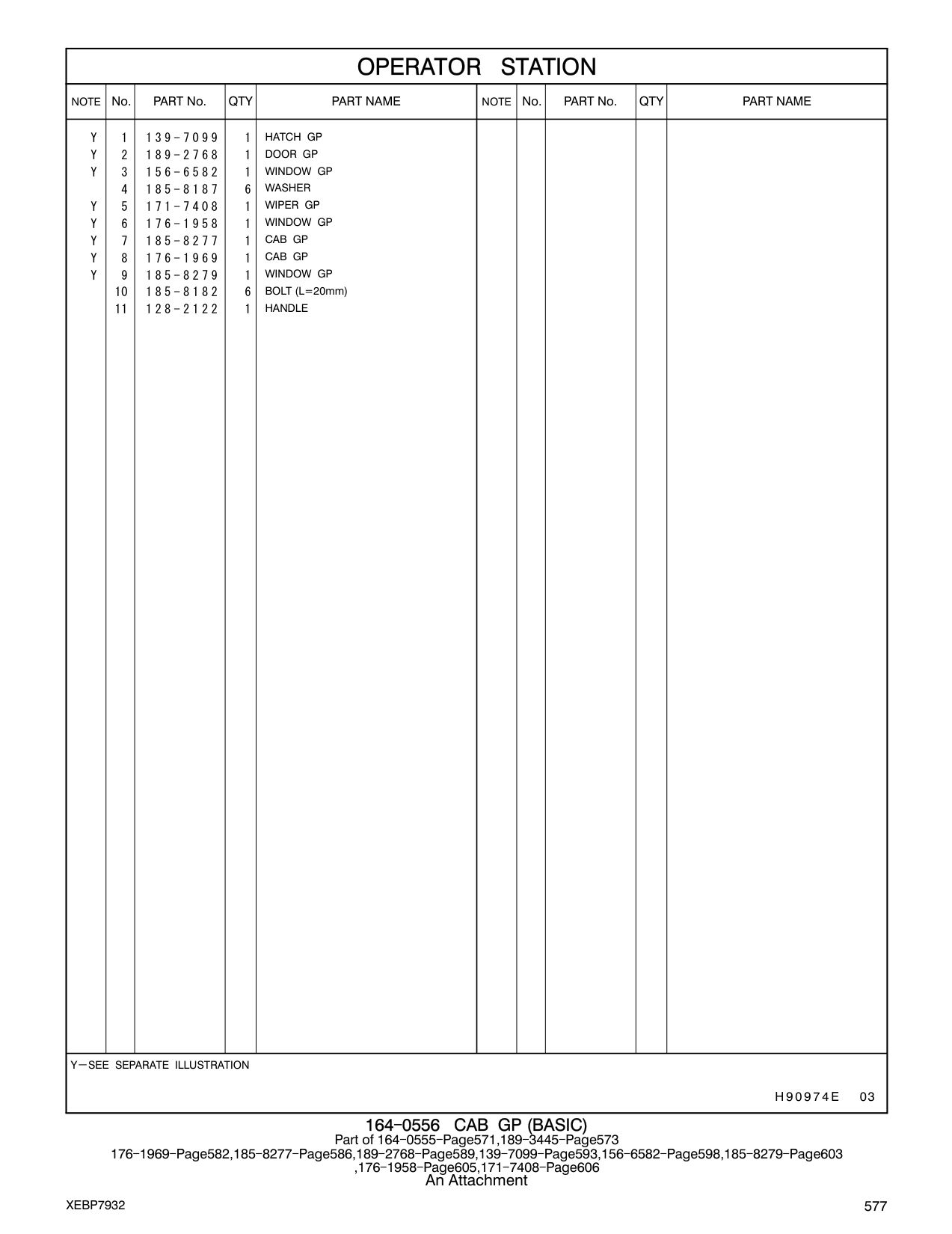 156-6582 - WINDOW GP
