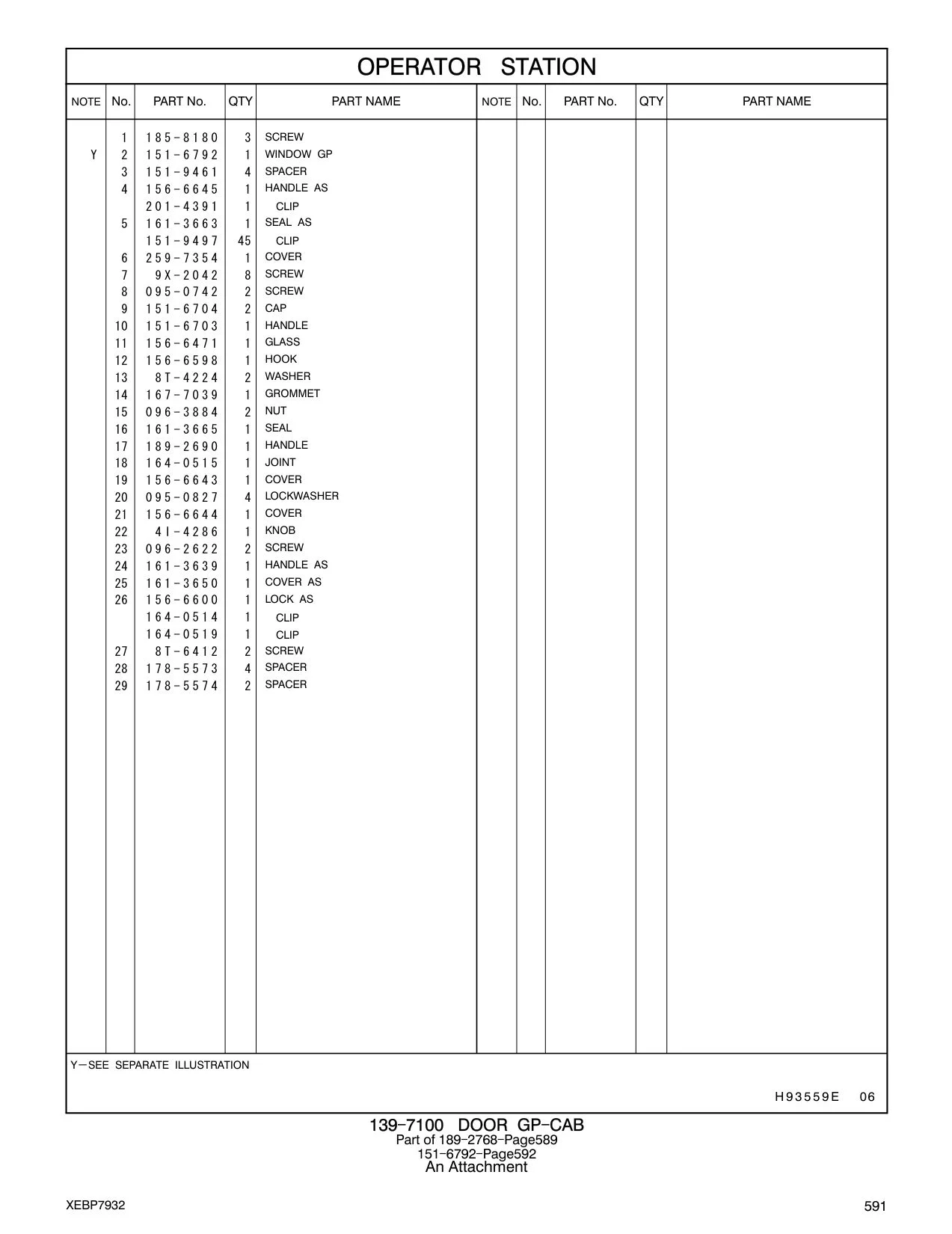 161-3639 - HANDLE AS