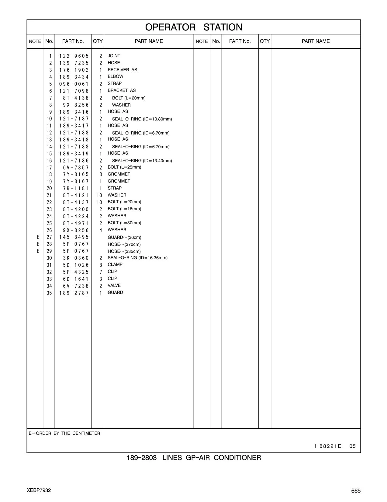 189-3419 HOSE AS CAT parts manual diagram