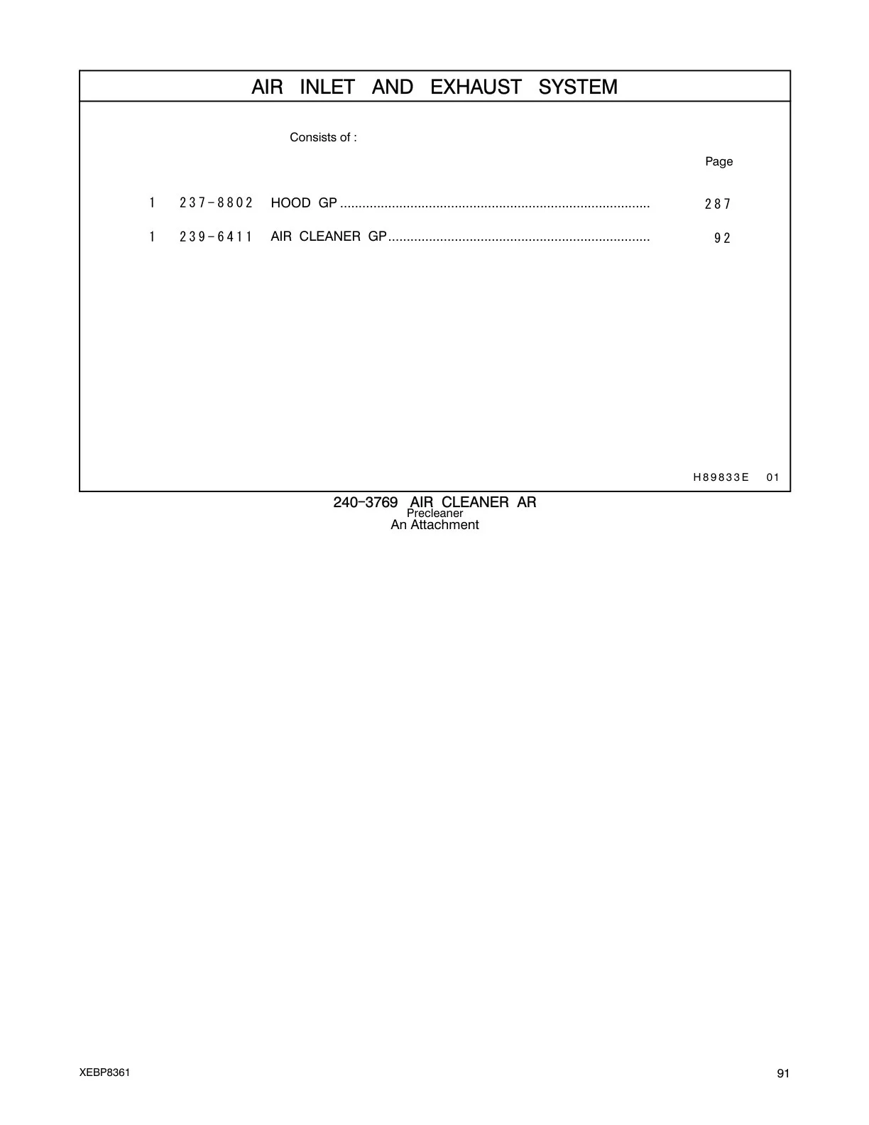 239-6411 - AIR CLEANER GP