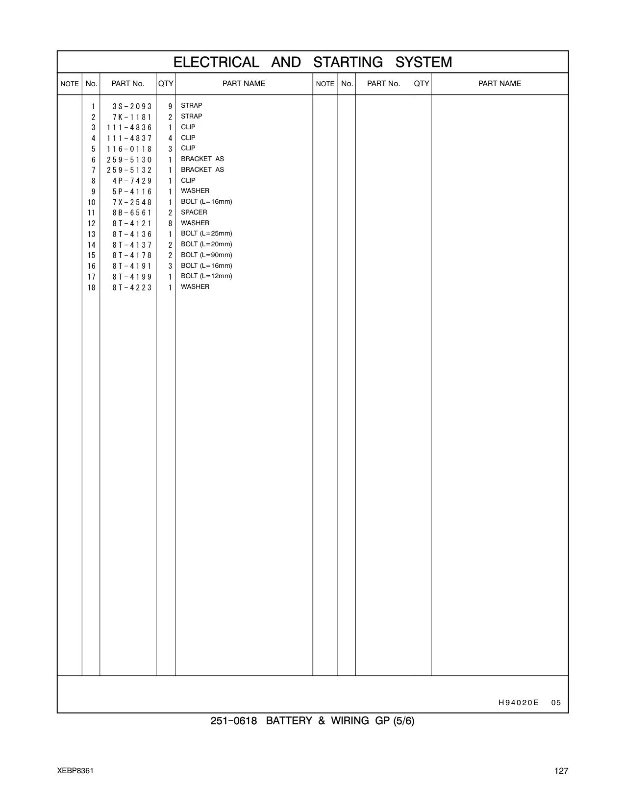 8T-4178 - BOLT (L=90mm)