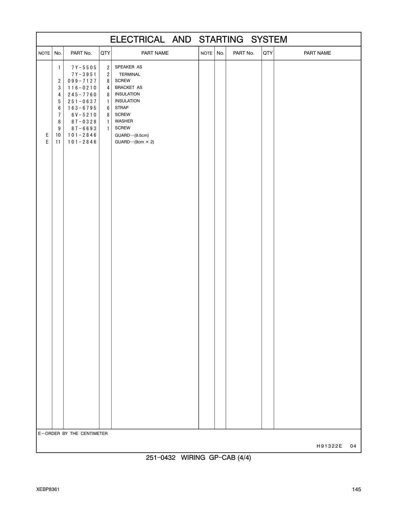 251-0637 - INSULATION