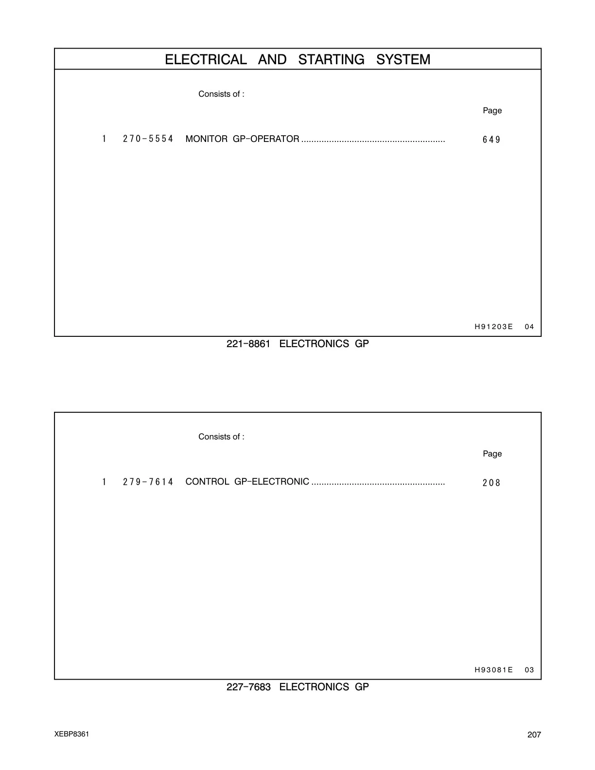 270-5554 - MONITOR GP-OPERATOR