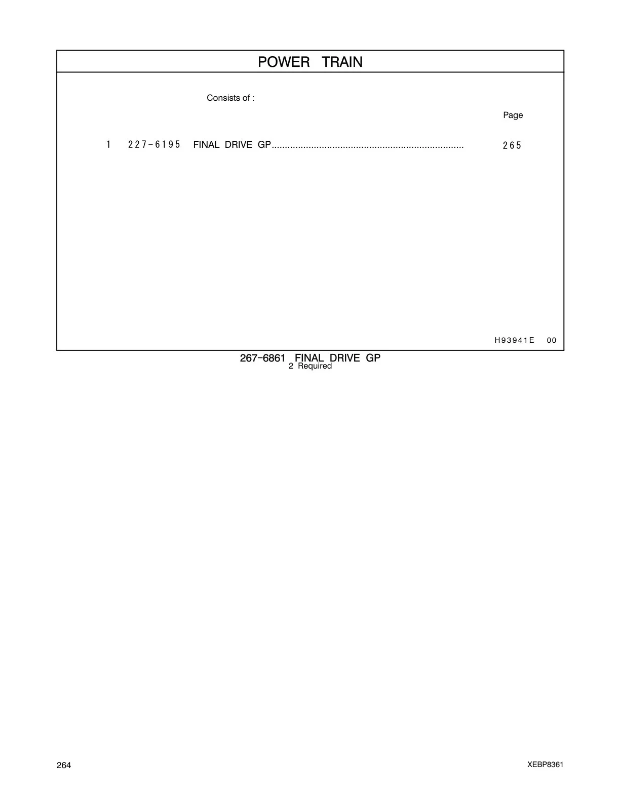 227-6195 - FINAL DRIVE GP