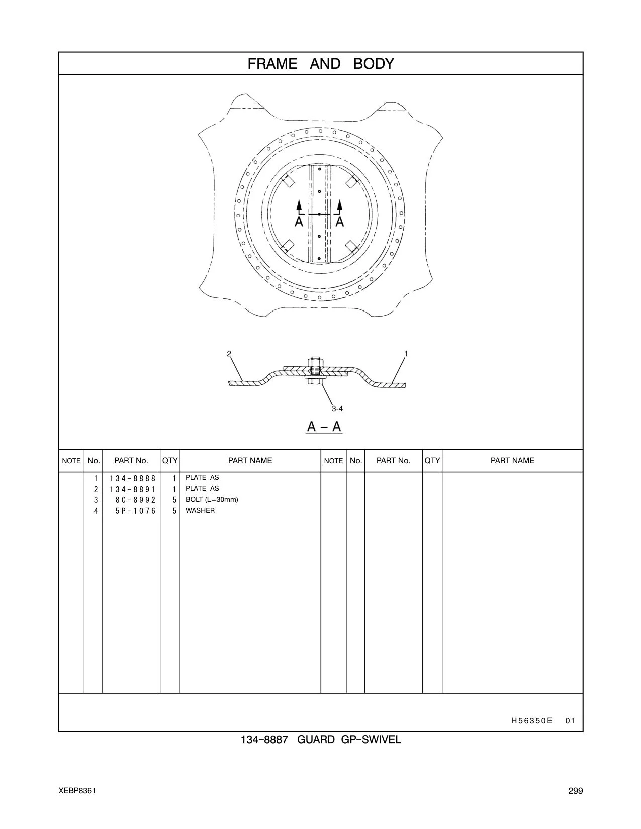 134-8888 - PLATE AS