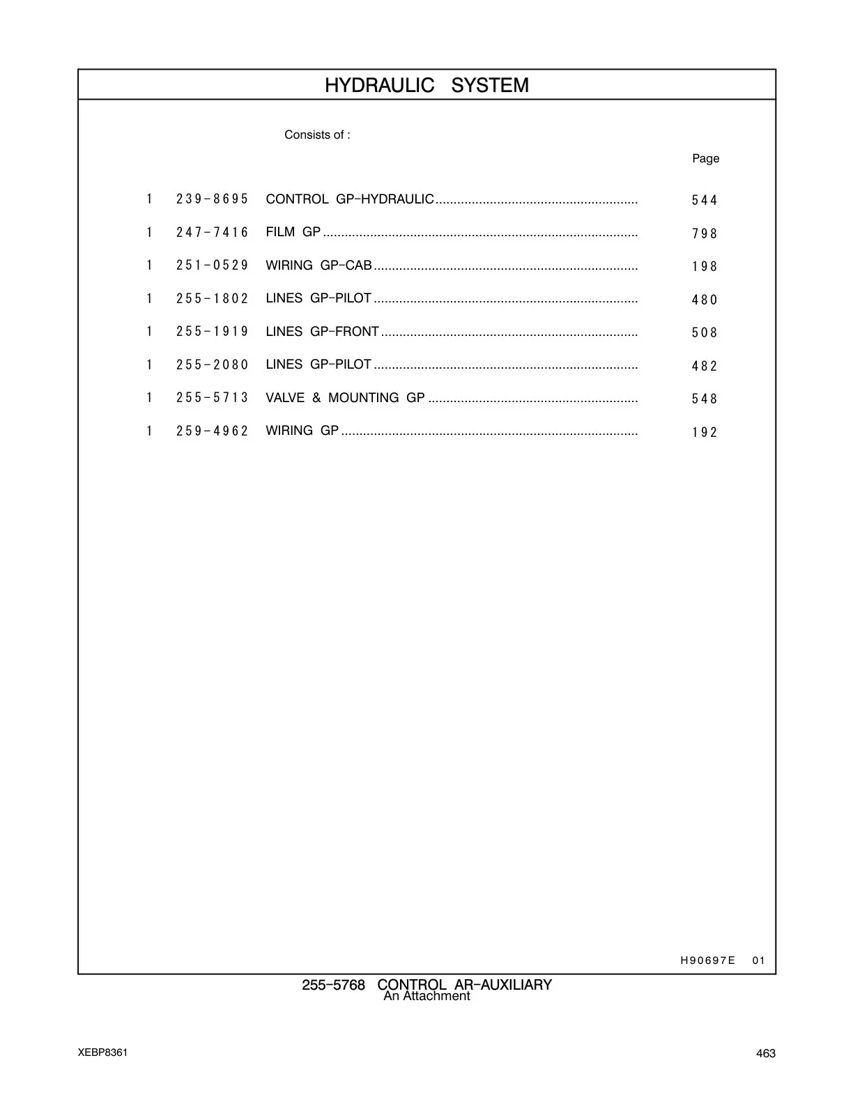 251-0529 - WIRING GP-CAB
