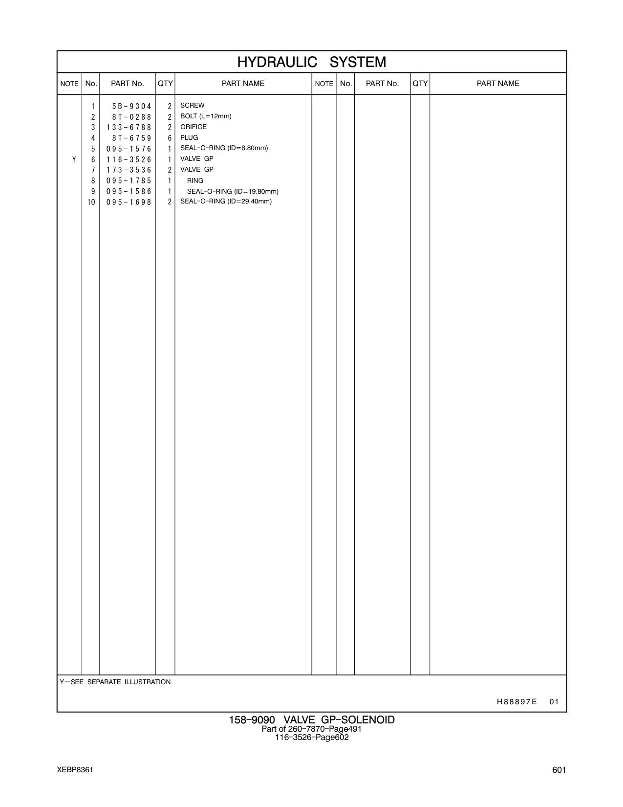 116-3526 - VALVE GP
