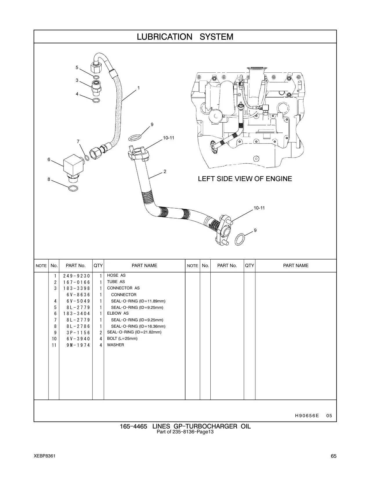 3P-1156 - SEAL-O-RING