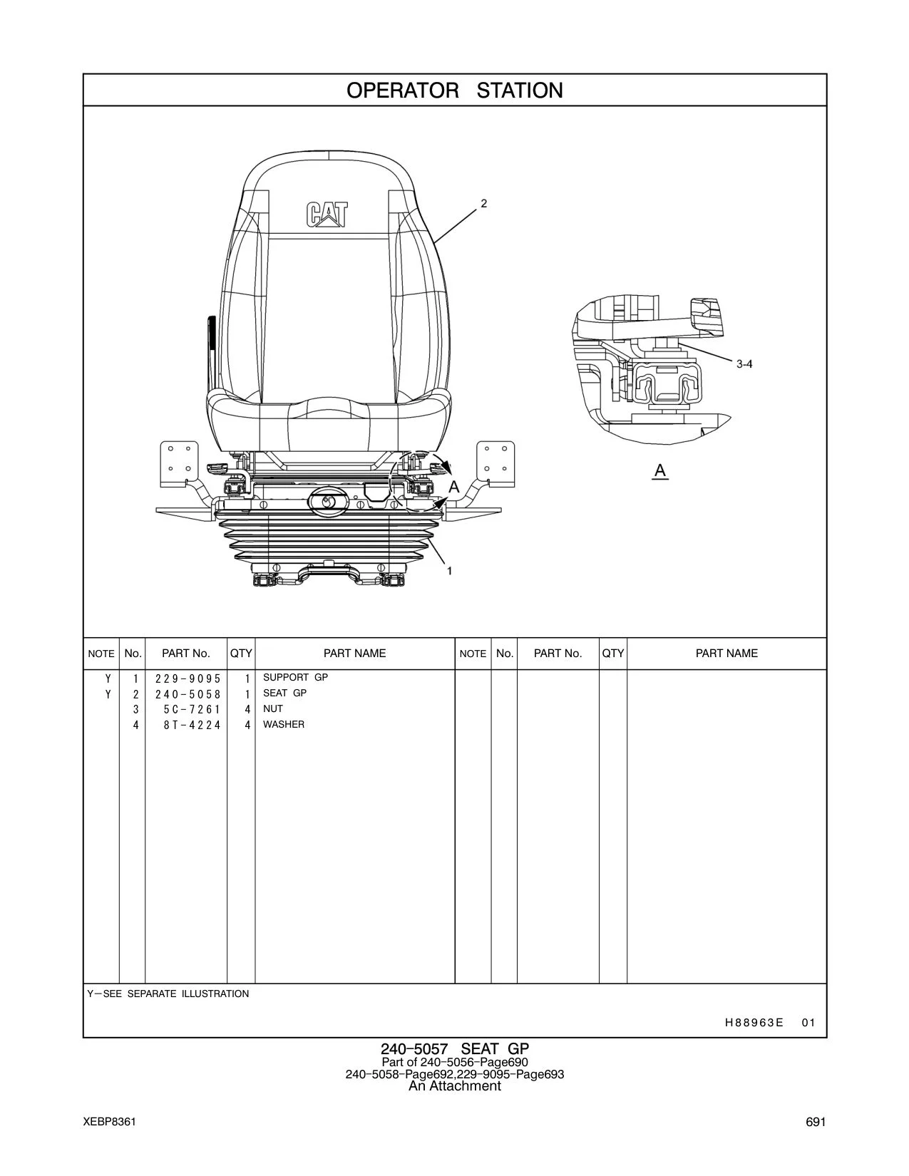 240-5058 - SEAT GP
