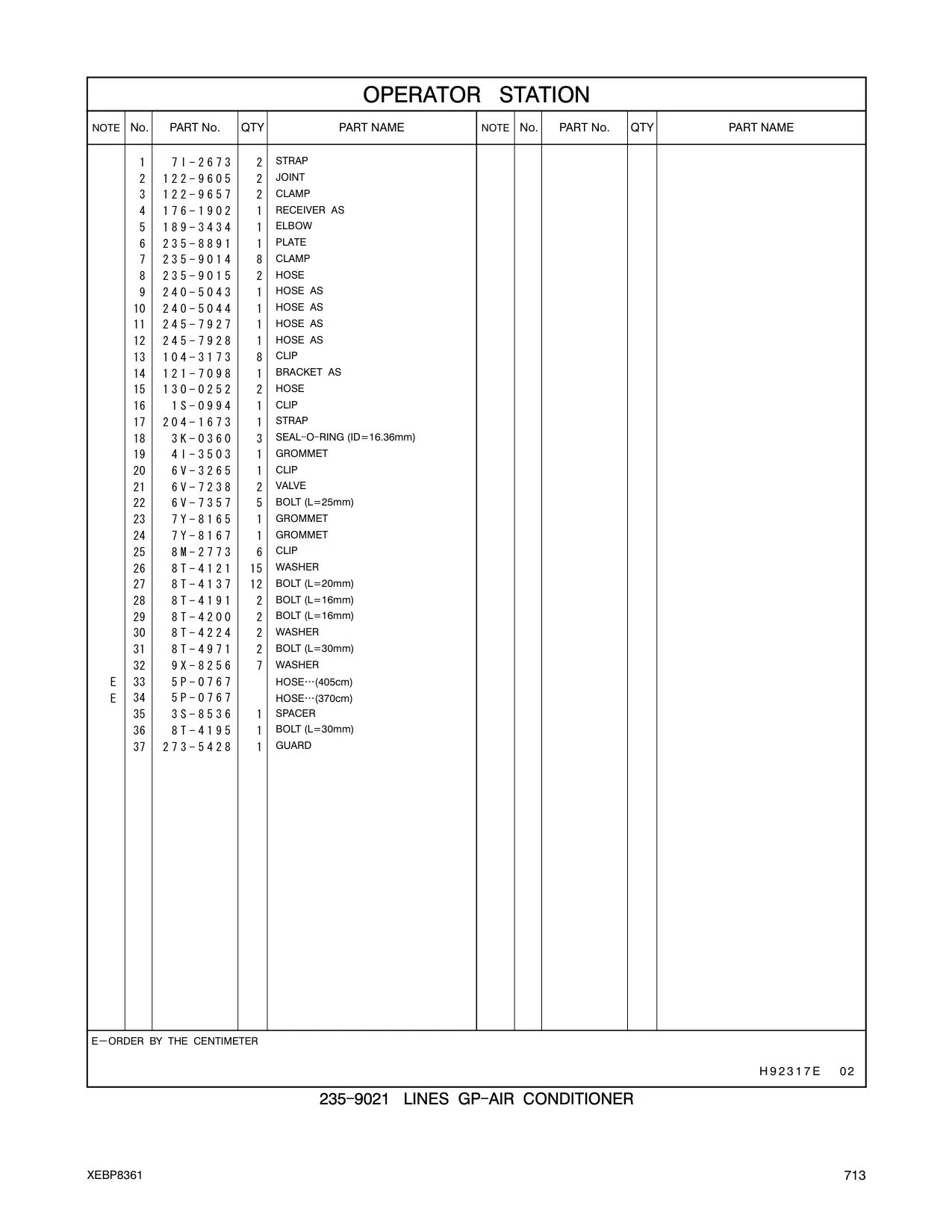 240-5044 HOSE AS CAT parts manual diagram