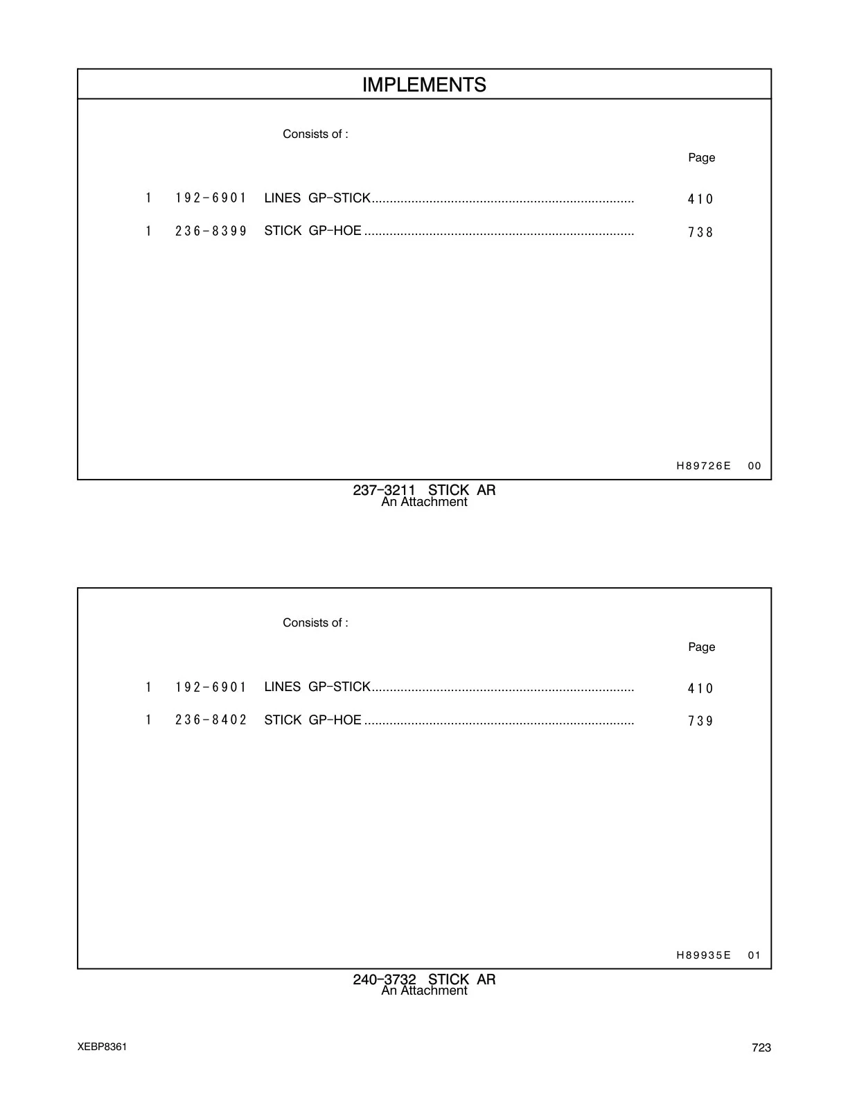 192-6901 - LINES GP-STICK
