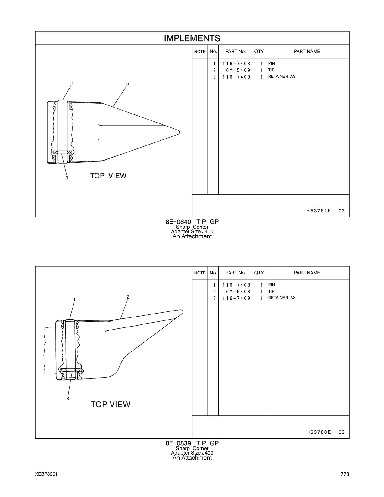 6Y-5409 - TIP