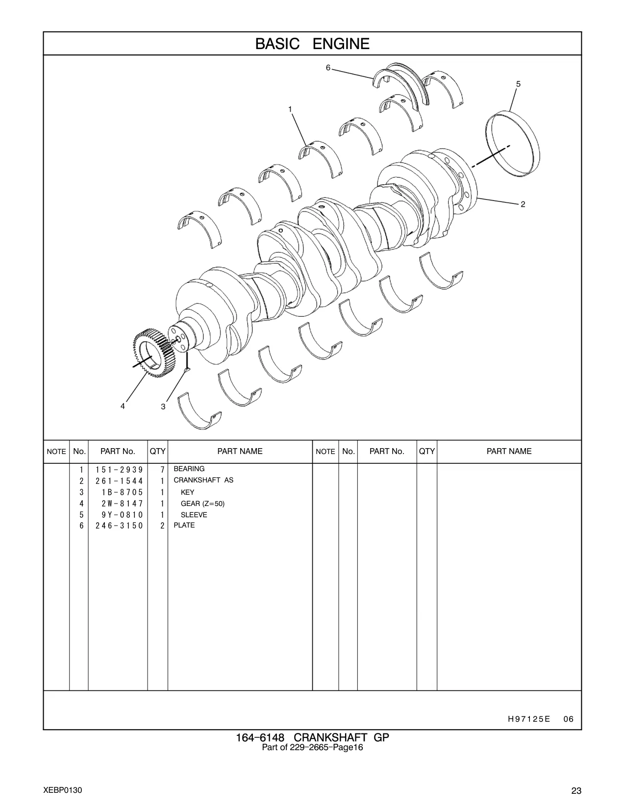 261-1544 - CRANKSHAFT AS