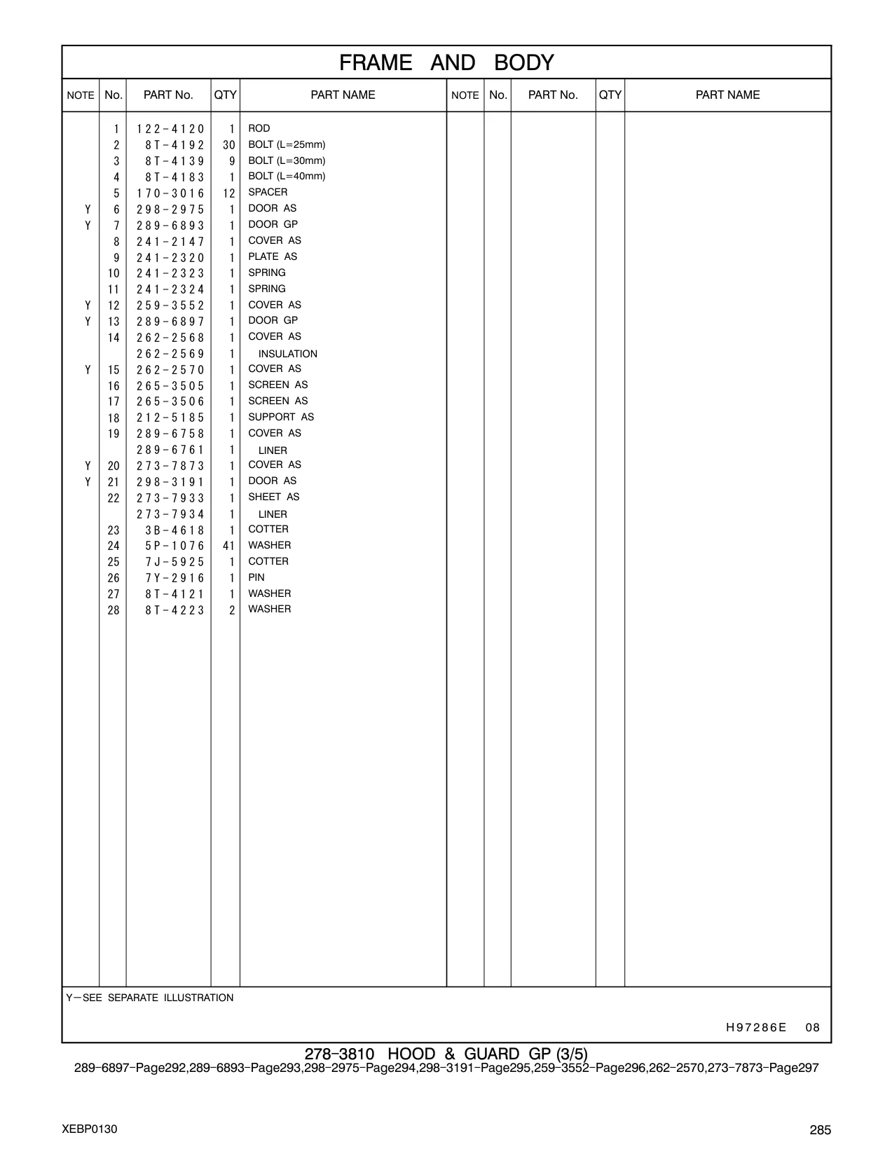 298-3191 - DOOR AS