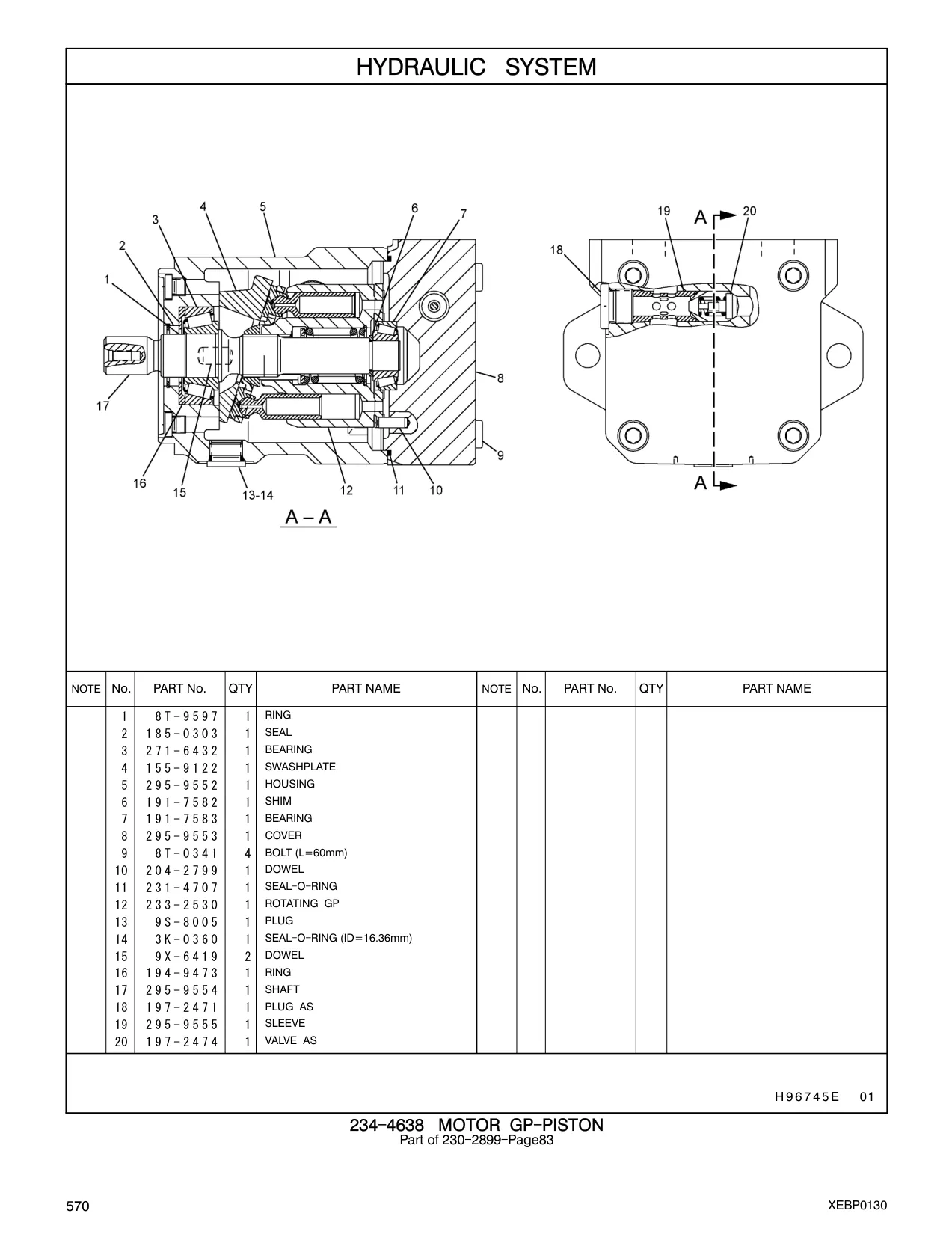 233-2530 - ROTATING GP