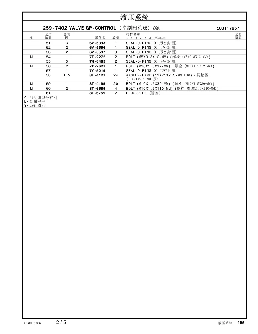 6V-5556 - SEAL-O-RING (ID=25.07mm)