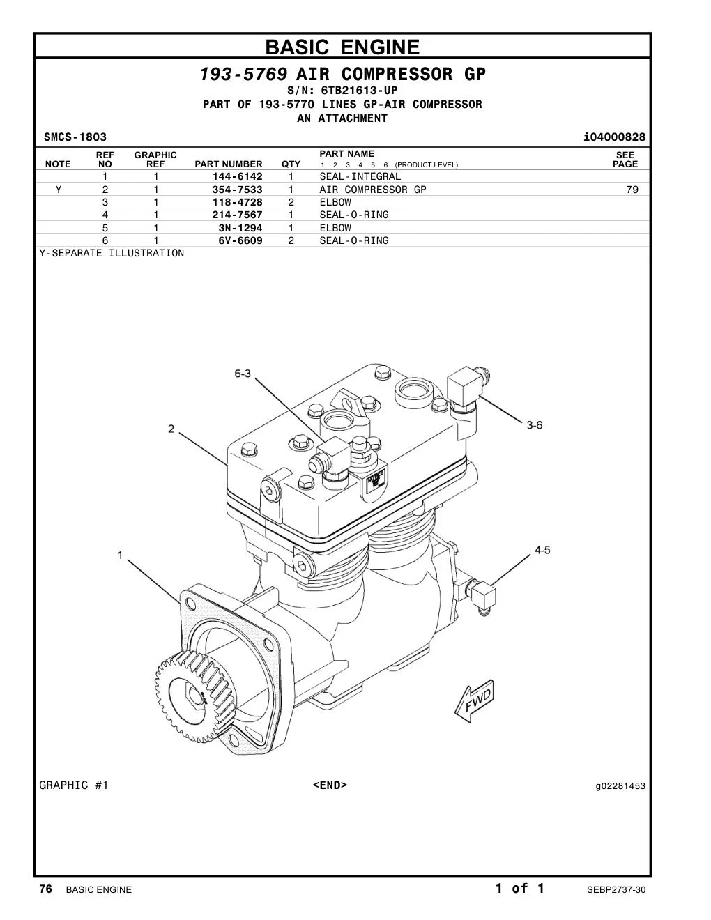 214-7567 - SEAL-O-RING