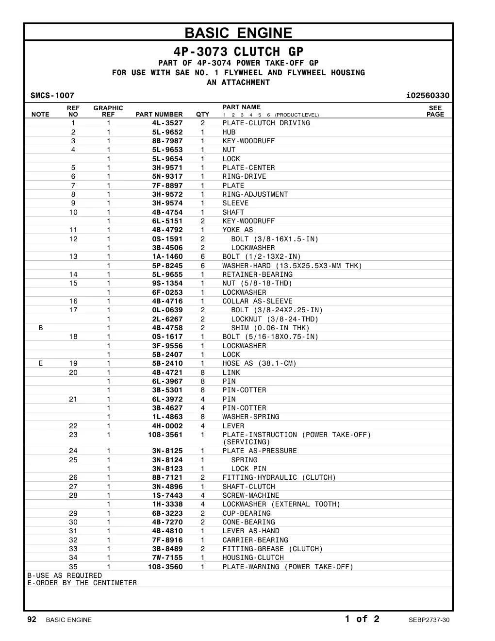 4B-4792 - YOKE AS