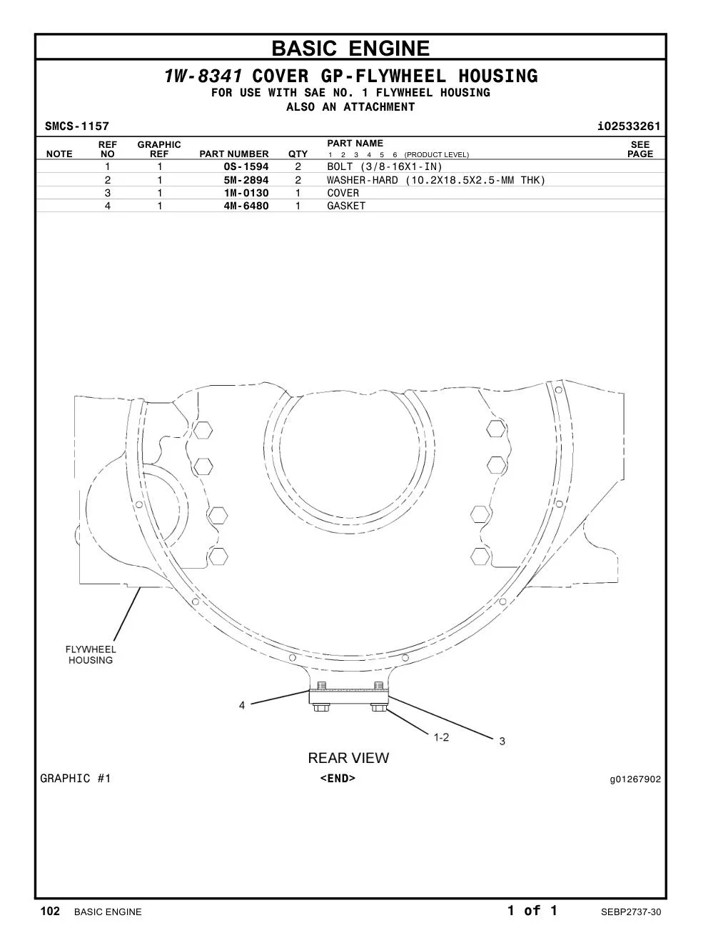 4M-6480 - GASKET