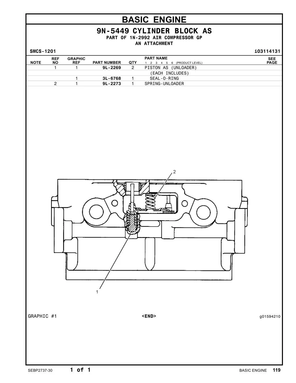 9L-2273 - SPRING-UNLOADER