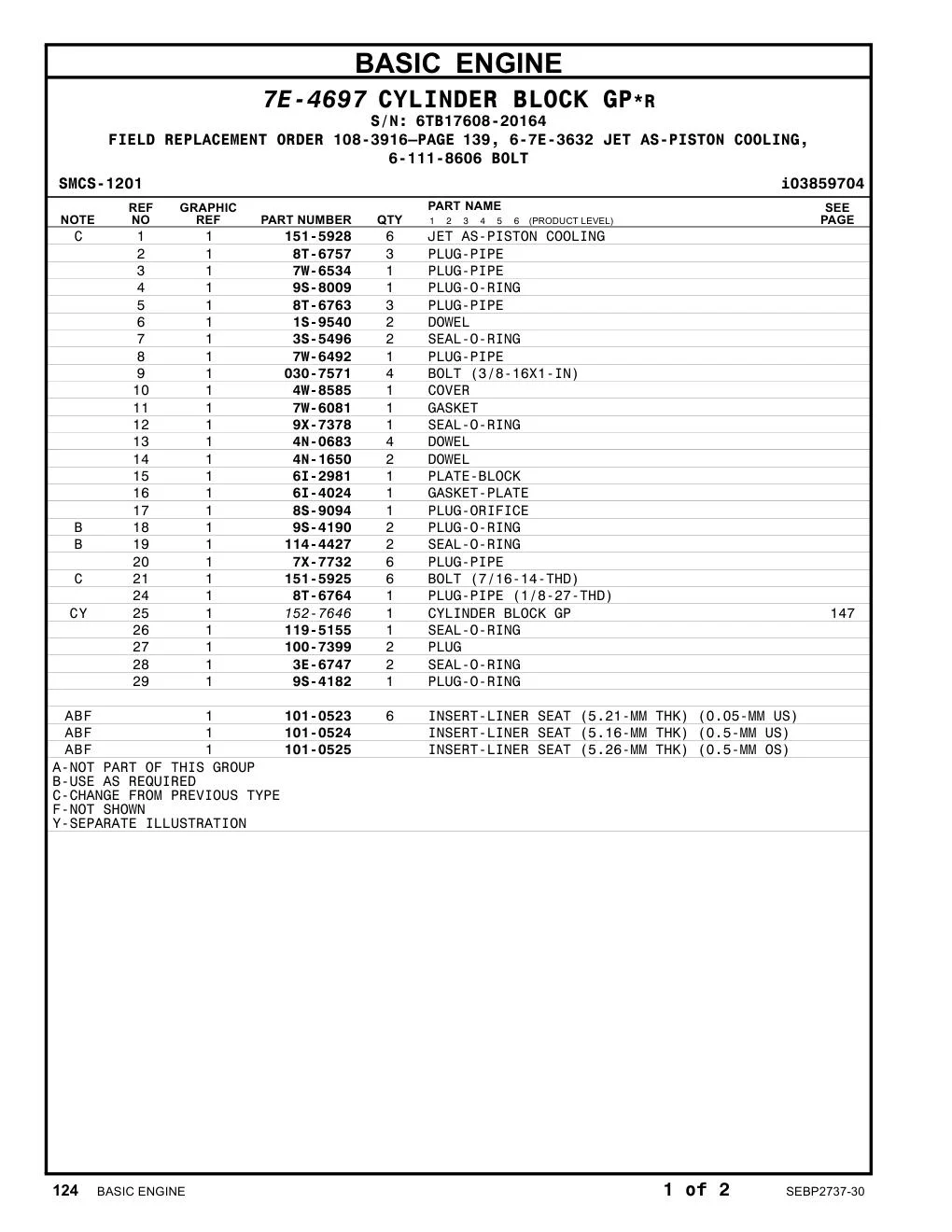 8T-6763 - PLUG-PIPE