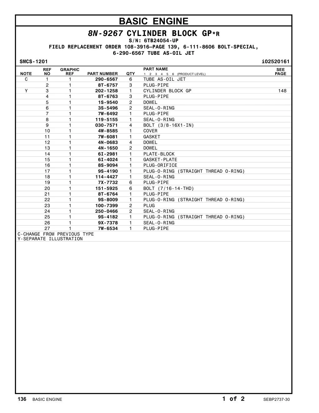 202-1258 - CYLINDER BLOCK GP