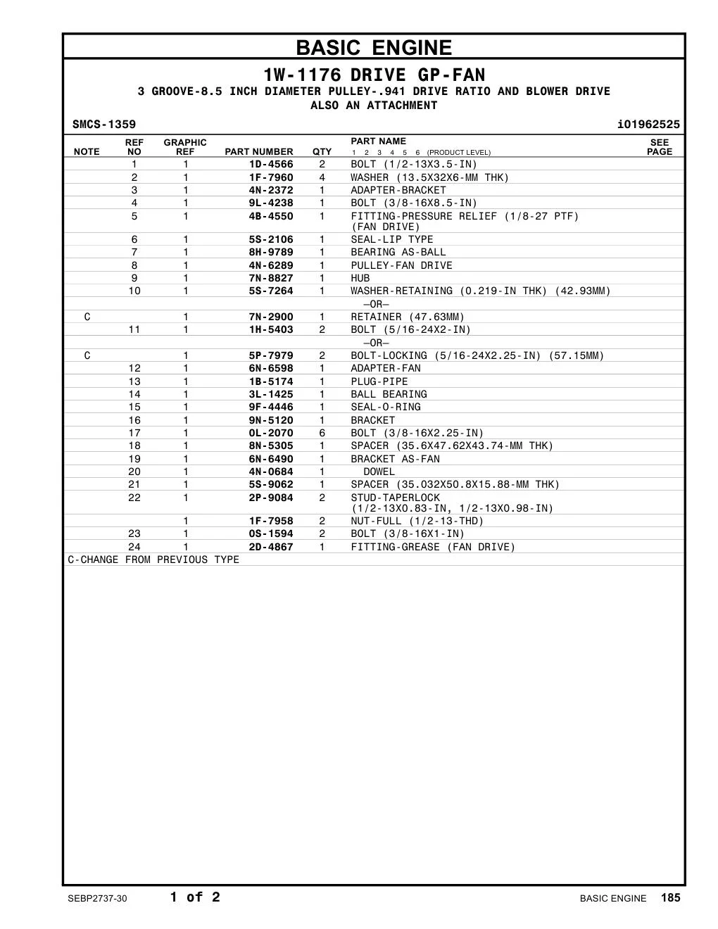 5S-9062 - SPACER (35.032X50.8X15.88-MM THK)