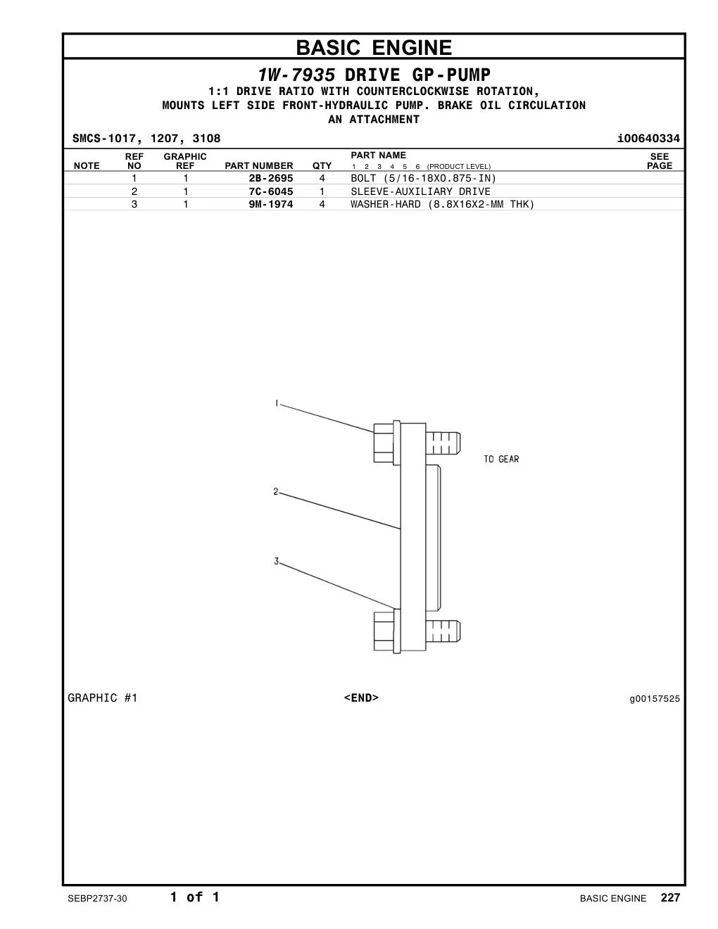 7C-6045 - SLEEVE-AUXILIARY DRIVE