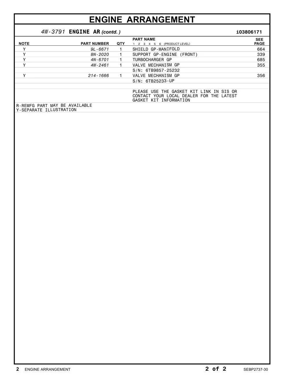 8N-2020 - SUPPORT GP-ENGINE (FRONT)