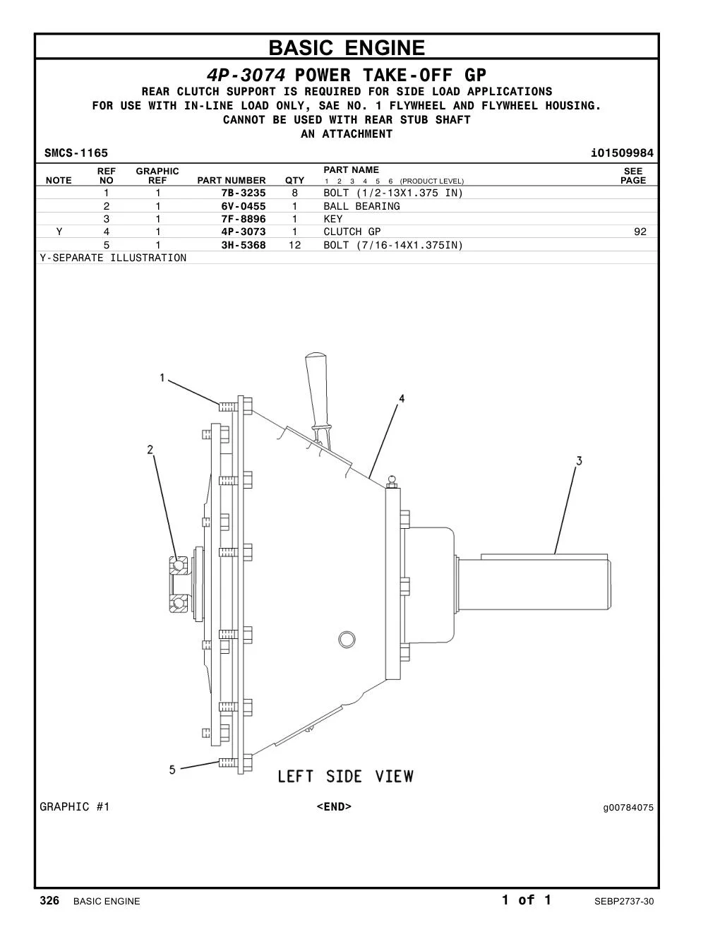 4P-3073 - CLUTCH GP