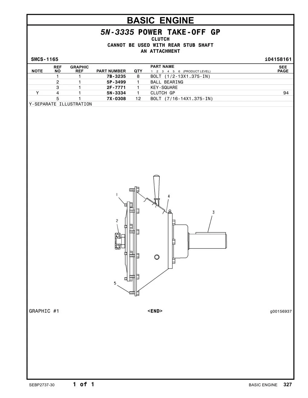 5N-3334 - CLUTCH GP