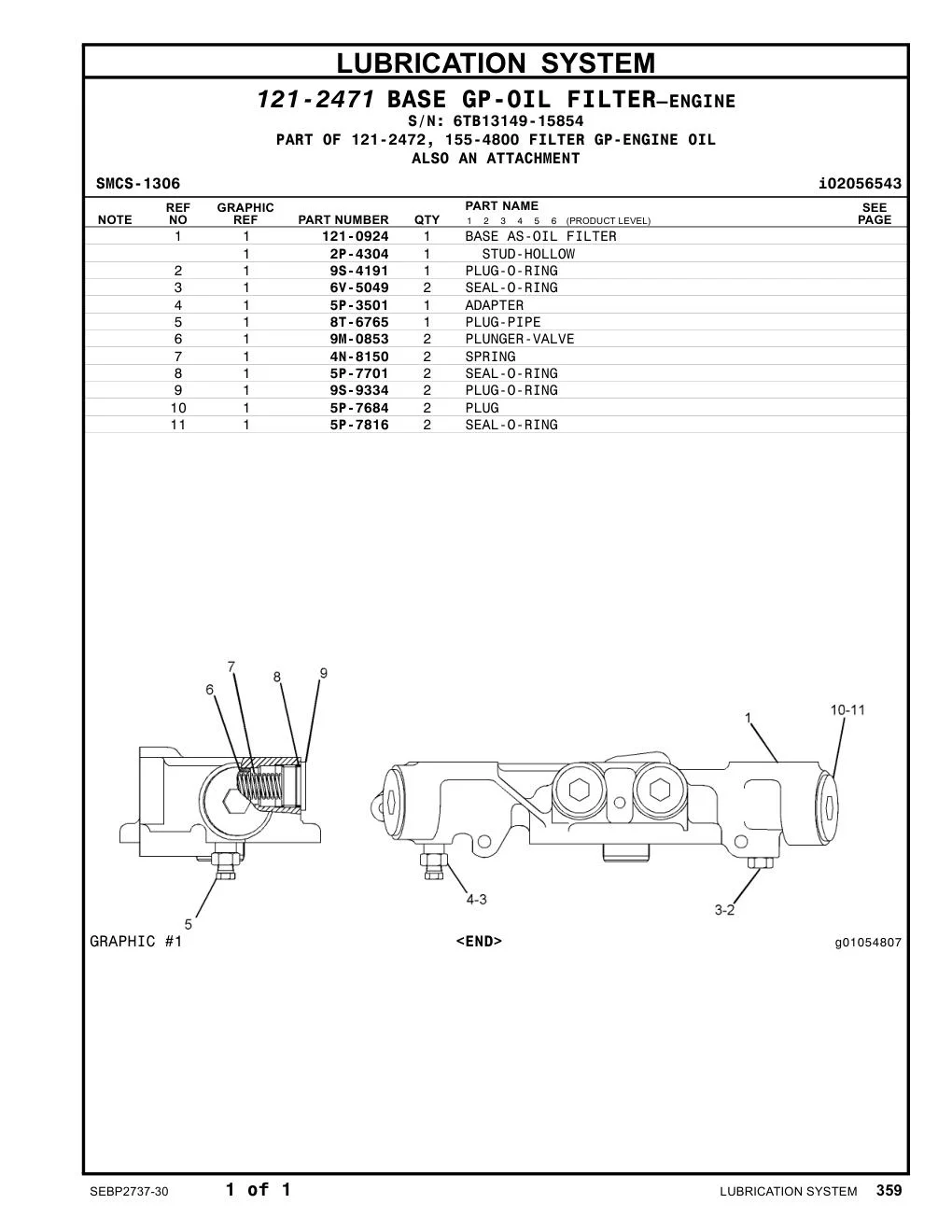 2P-4304 - STUD-HOLLOW