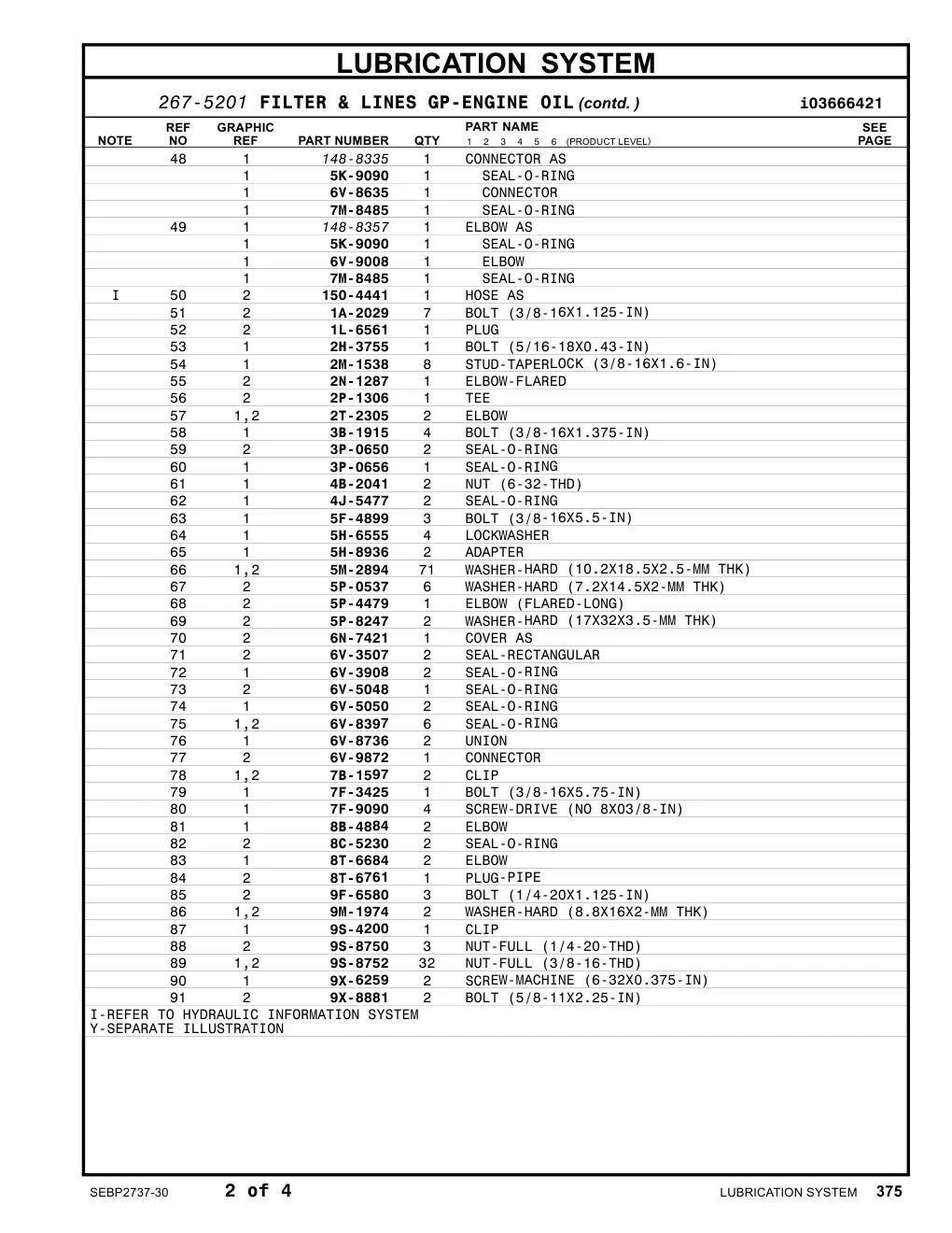 5H-6555 LOCKWASHER CAT parts manual diagram
