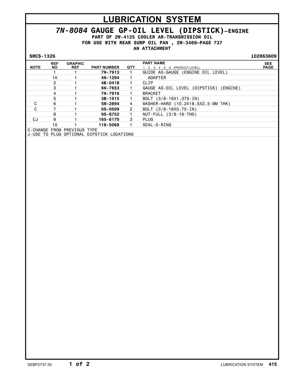 7N-7916 - BRACKET