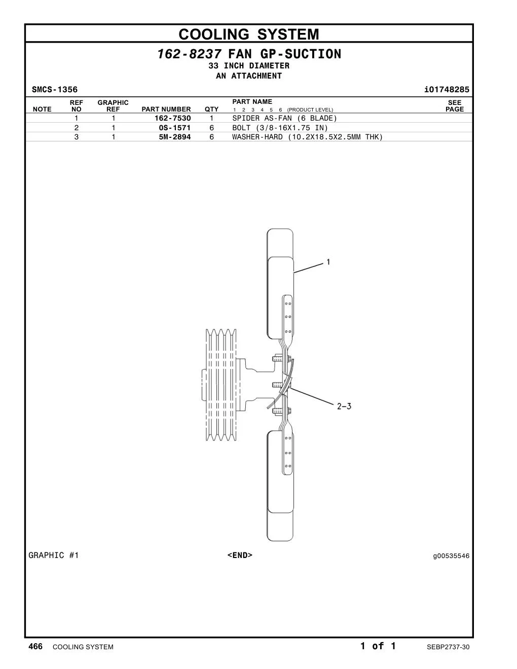 162-7530 - SPIDER AS-FAN (6 BLADE)