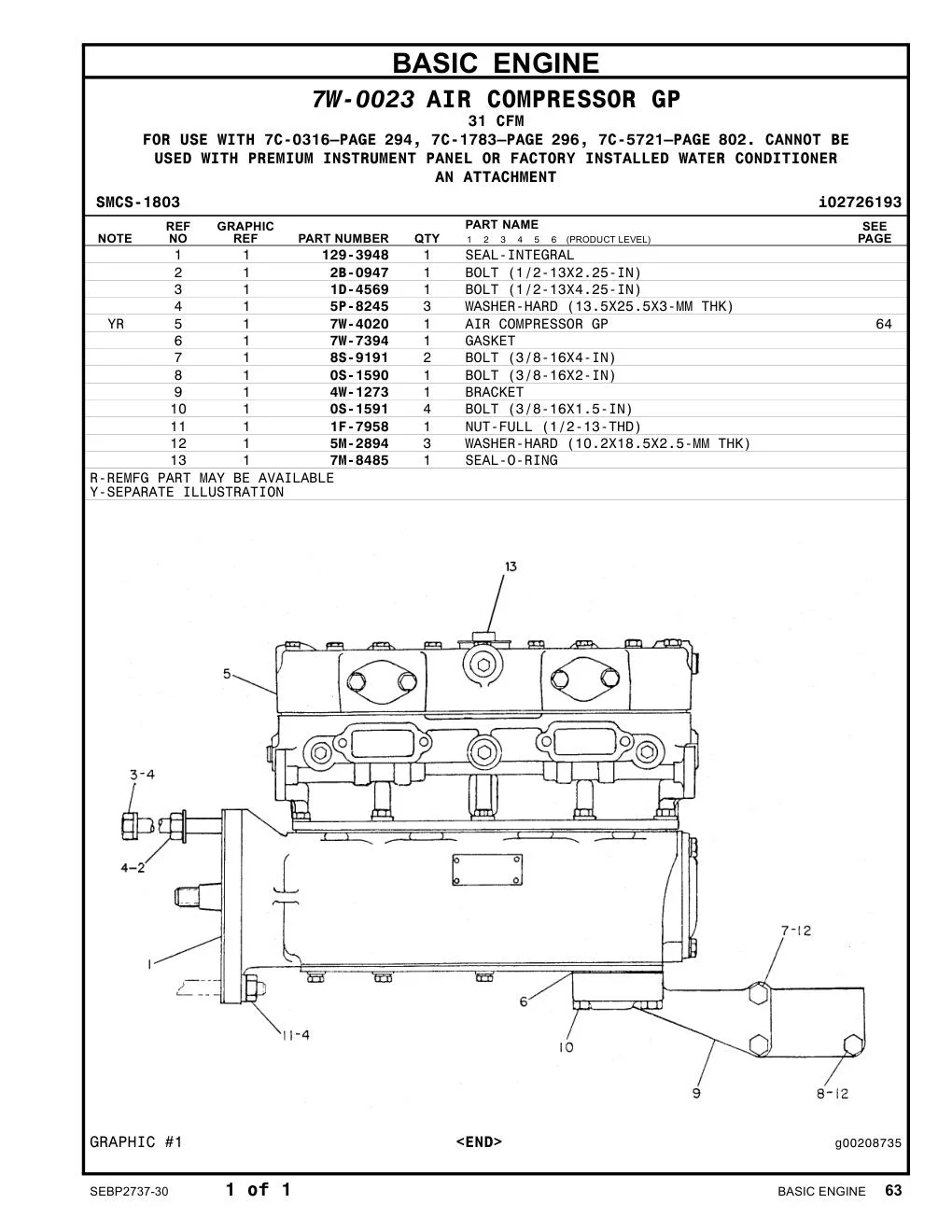 8S-9191 - BOLT (3/8-16X4-IN)