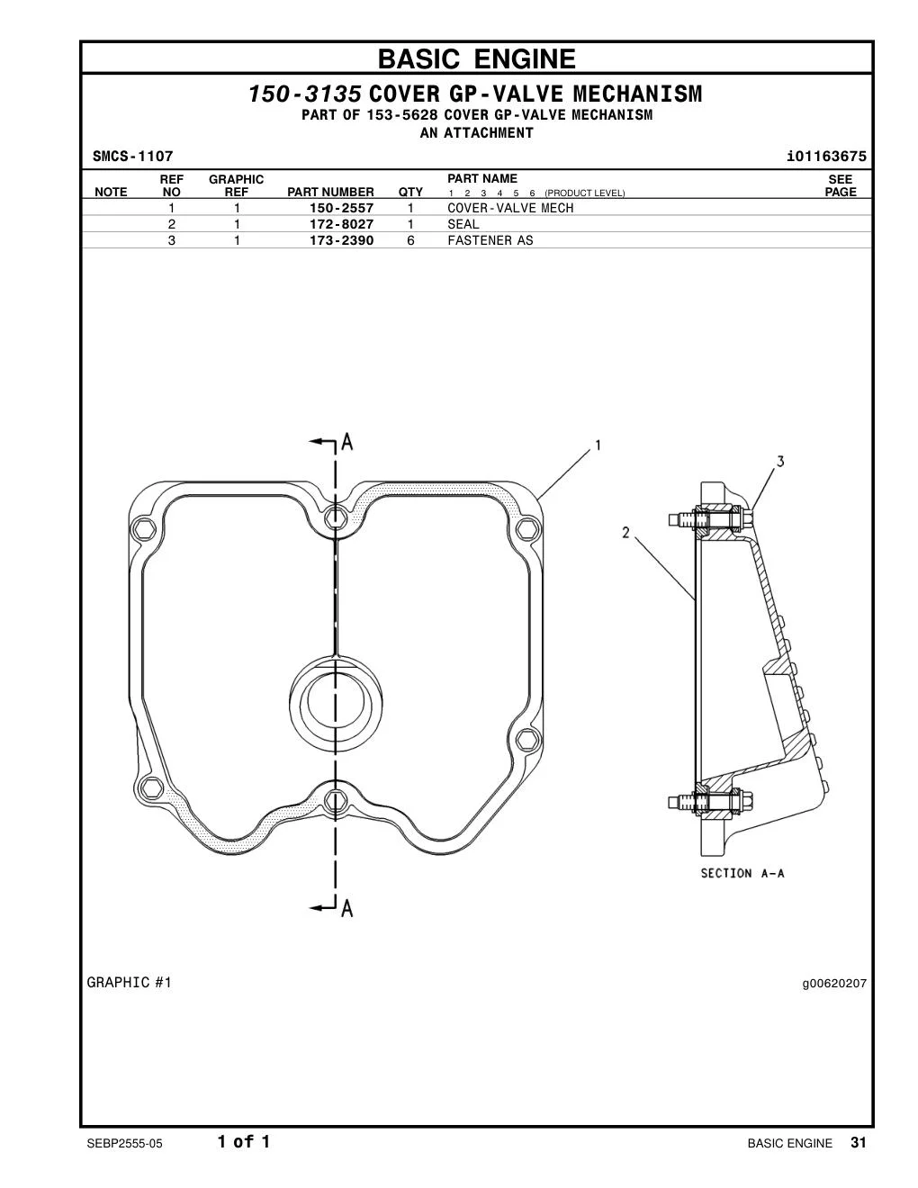 172-8027 SEAL CAT parts manual diagram